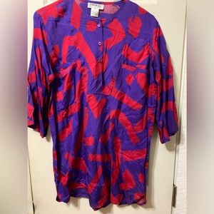 Fun vintage silk blouse